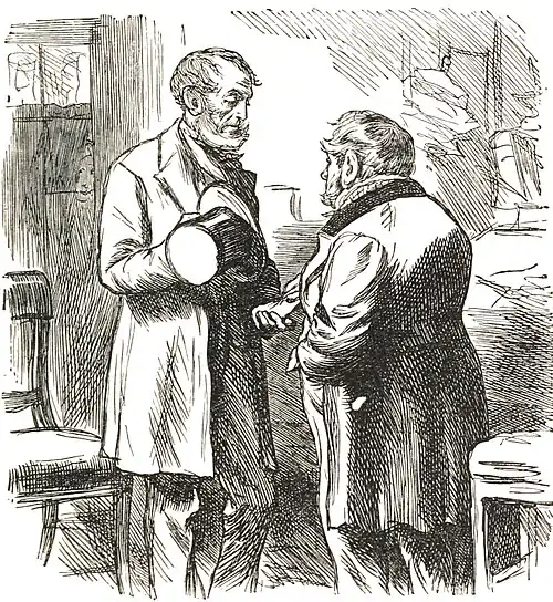 Mr. Caudle lends five pounds to a friend