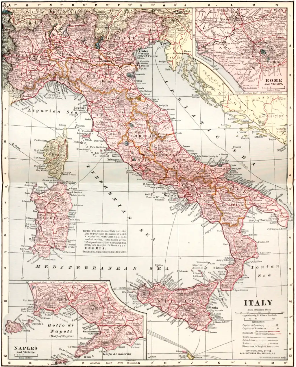 Map of Italy