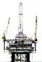 Photograph of an oil platform