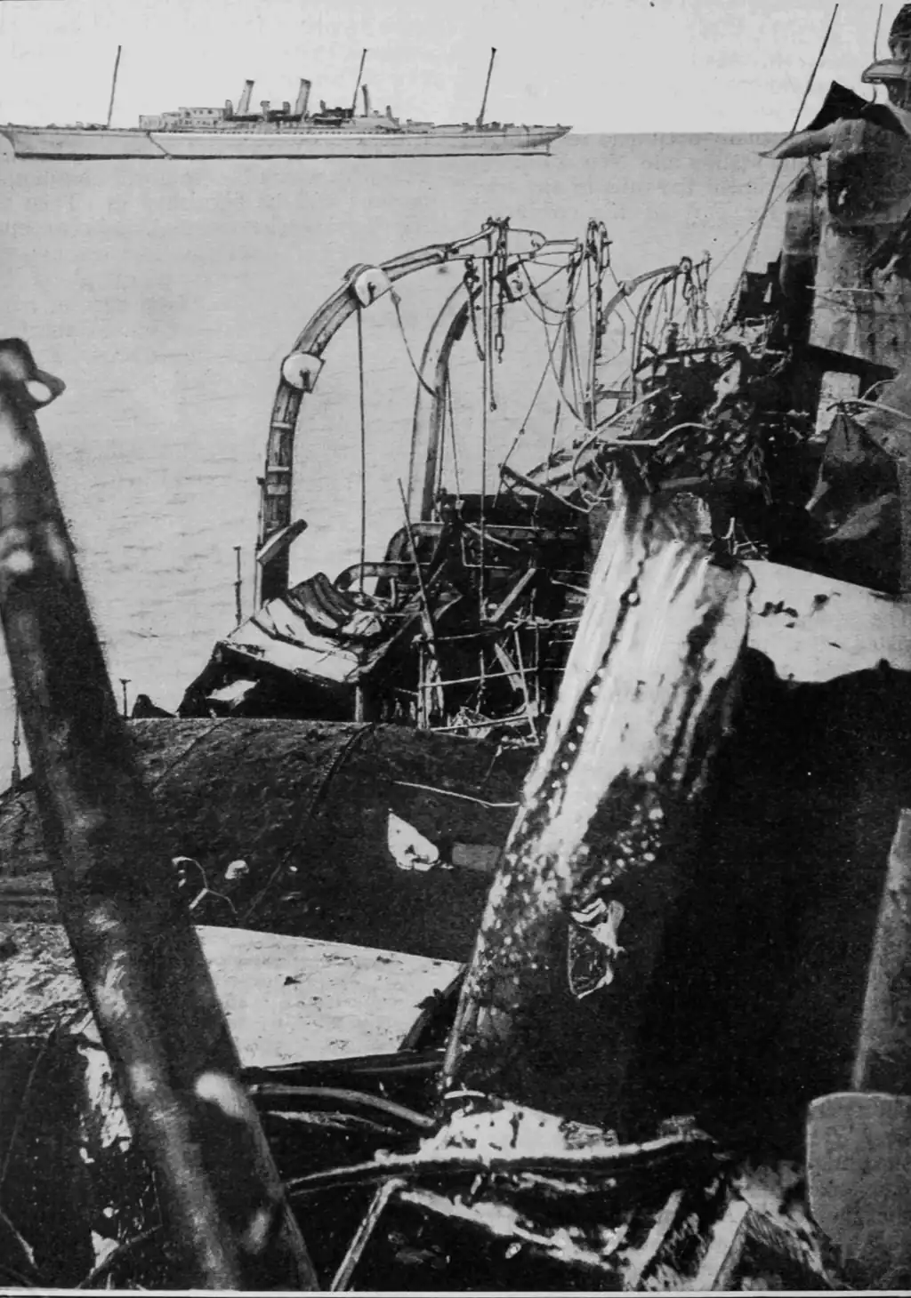 scrap iron after the battle