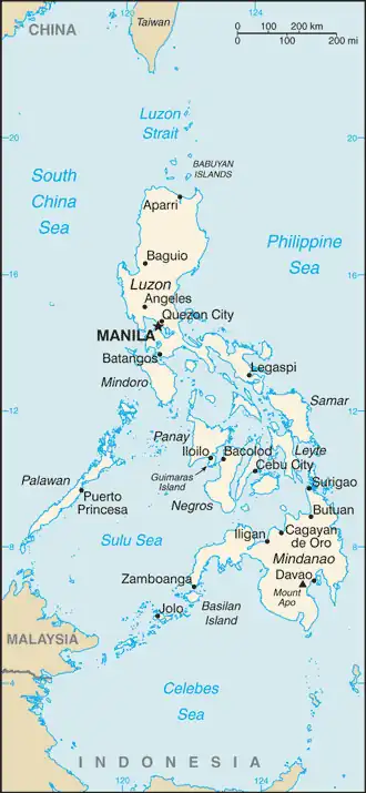 map of Philippines