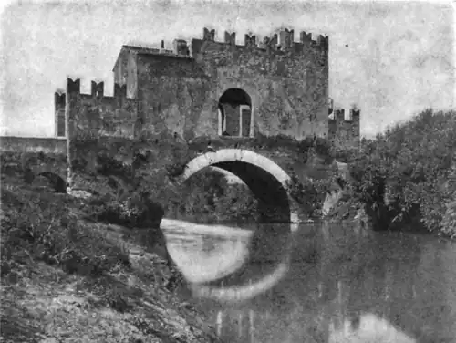 The Tiber, at the Ponte Nomantana