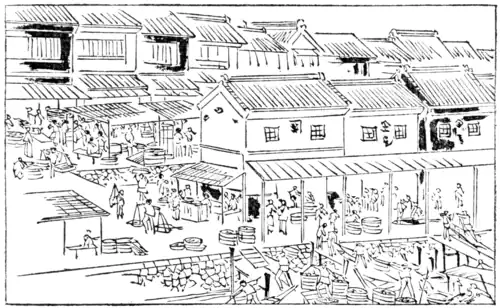 THE FISH-MARKET AT NIHONBASHI.