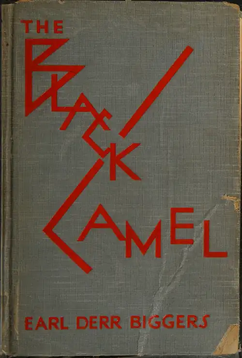 Cover from 'The Black Camel' by Earl Derr Biggers, published in 1929