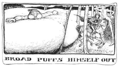 Broad puffs himself out