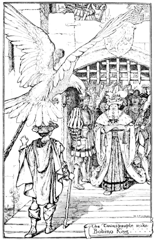 The Townspeople make Bobino King