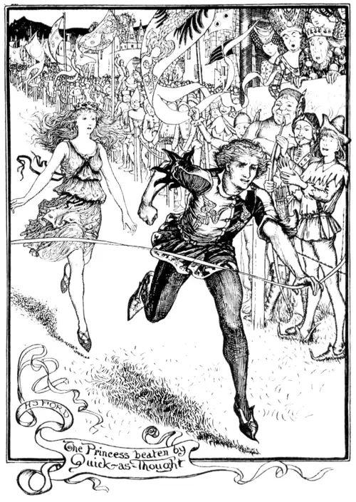 The Princess beaten by Quick-as-Thought