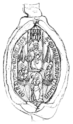 Seal of Melrose Abbey