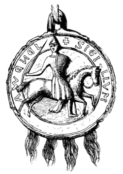 Seal of Robert Avenel, a Benefactor to St. Mary's