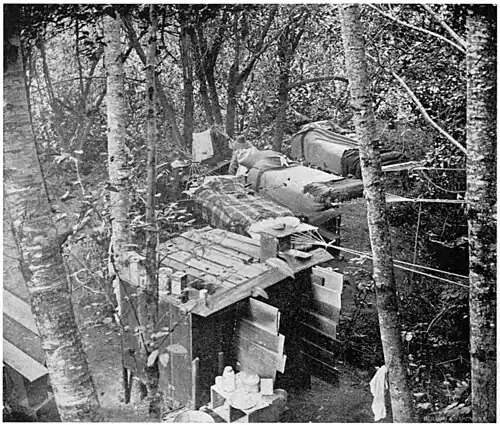 THE BEDCHAMBER. FROM "CAMPING IN MENDOCINO."