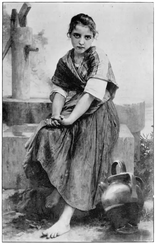 BOUGUEREAU'S "THE BROKEN PITCHER." FROM "FAMOUS PAINTINGS OWNED ON THE WEST COAST."