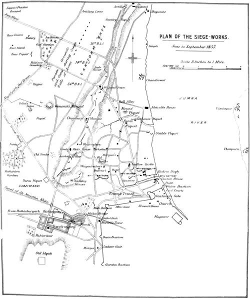 PLAN OF THE SIEGE-WORKS.