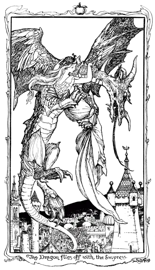 The Dragon flies off with the Empress