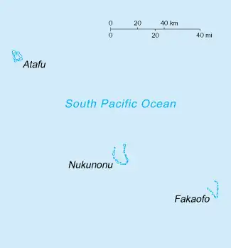map of Tokelau