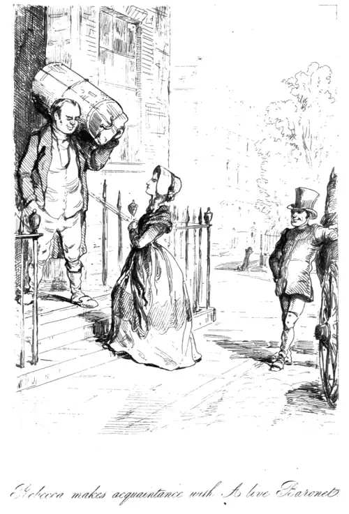 Rebecca makes acquaintance with A live Baronet