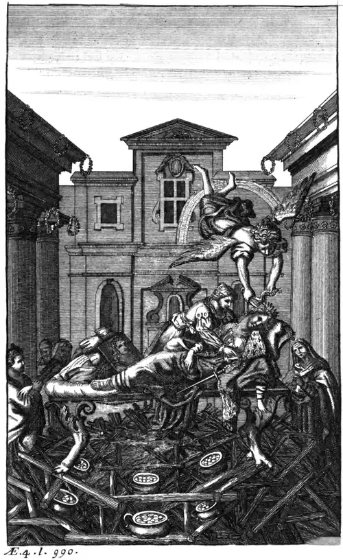 Plate 54: Illustration of Aeneis 4, line 990