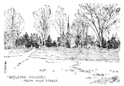 WESLEYAN COLLEGES FROM HIGH STREET