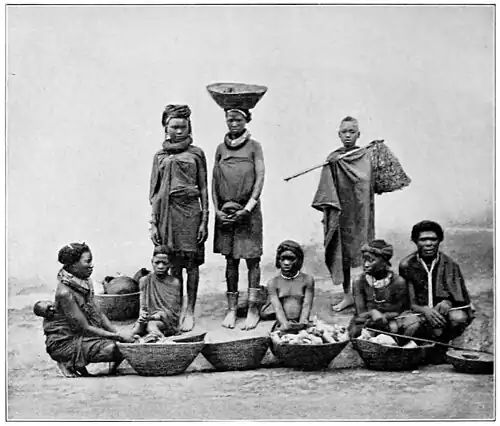 In an Angola Market.