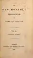 The New Monthly Magazine 1814 to 1884