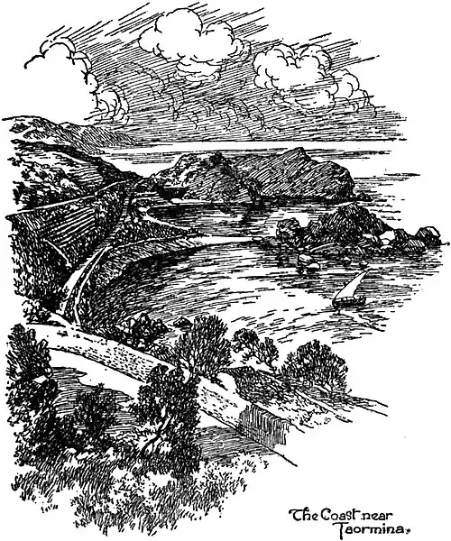 The Coast near Taormina.