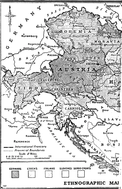 ETHNOGRAPHIC MAP OF AUSTRIA-HUNGARY