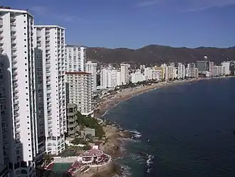 Beach in Acapulco, Mexico