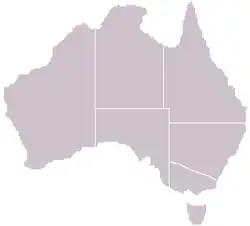 Map of Australia