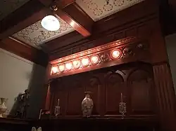 Very old light bulbs iside the Mabel Tainter