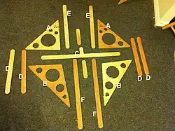 Parts Diagram for Leg Assembly
